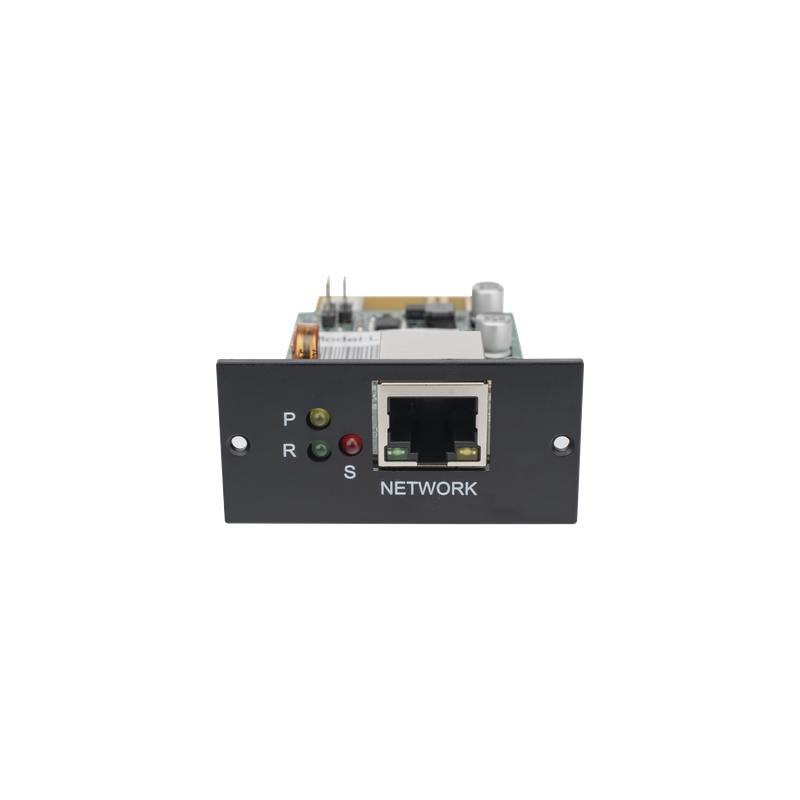 Tarjeta de Monitoreo Remoto SNMP / 10/100 Mbps / HTTPS-SSL / Sensor Temp-Humedad / Control Remoto UPS