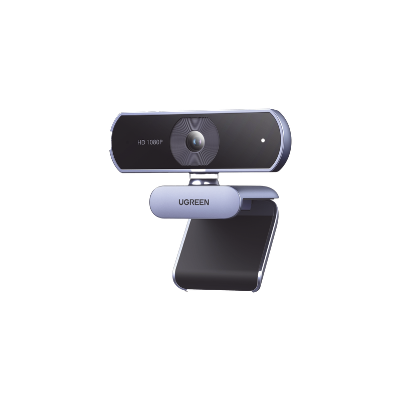 Cámara Web USB / Full HD 1080p 30 FPS / Campo de Visión 85° / Micrófonos Duales Omnidireccionales / Enfoque Fijo / Cable 2 m (6.6 ft) / Plug-and-Play