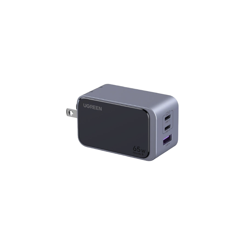 Cargador rápido 65W UGREEN Nexode S con 2 USB-C y 1 USB-A