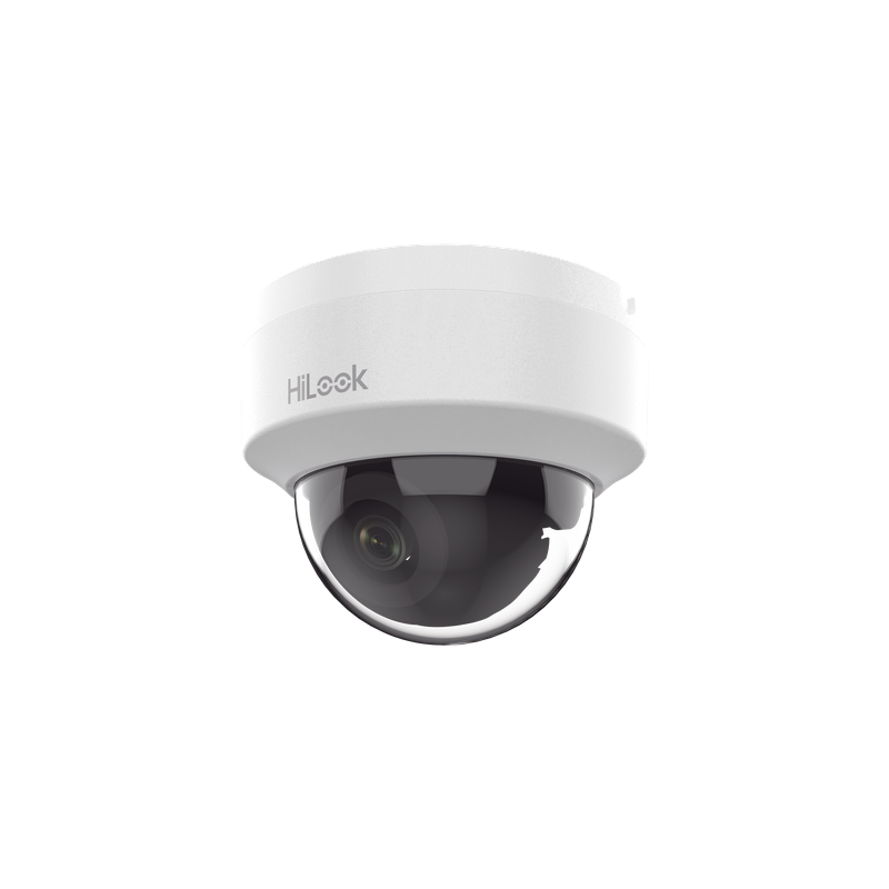 Cámara Domo IP HiLook 4MP Gran Angular PoE
