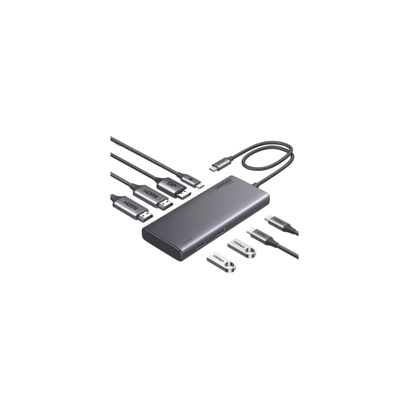 UGREEN 35625 Docking Station USB-C 8 en 1 4K@60Hz