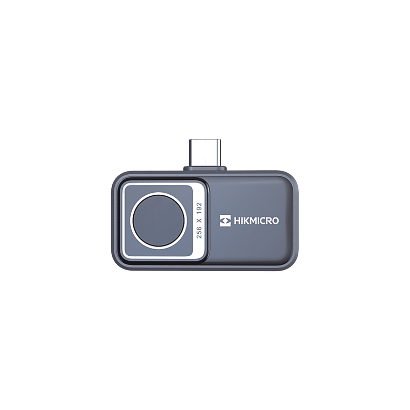 Cámara Termográfica para Smartphone / Resolución IR 256 x 192 / SuperIR / Rango -20°C a 400°C / Precisión ±2°C o ±2% / Campo de Visión 50° × 37.2° / USB-C y Lightning / IP40