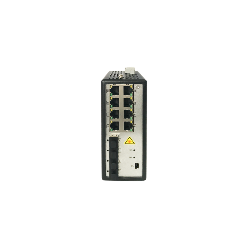 Switch Industrial Gigabit PoE+ Hikvision 8 Puertos SFP 250W