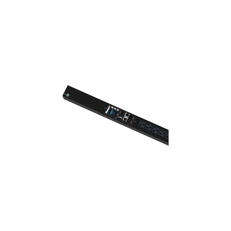 PDU Monitoreable / 16 Salidas NEMA 5-20R / Entrada NEMA 5-15P / Vertical / 120 Vca / 15 A / Cable 3 m (9.8 ft) / Rango 10°C a 60°C