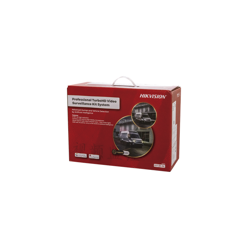 Kit TurboHD / 3K 5 Megapixel / DVR 4 Canales / 4 Cámaras Bala / Dual Light 30 m (98.4 ft) / IP67 / Micrófono Integrado / Cables 18.3 m (60 ft)