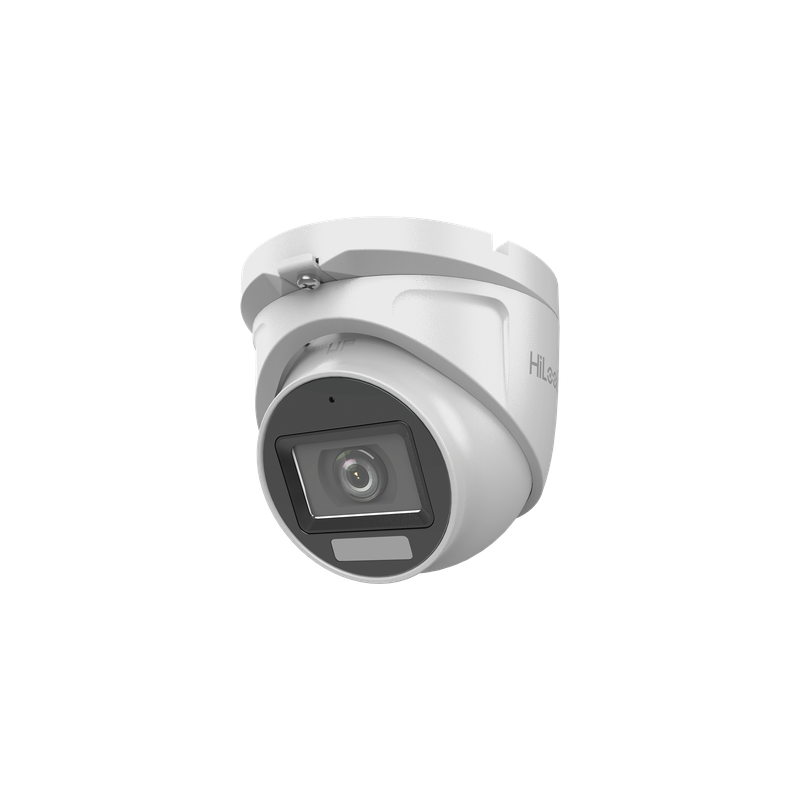 Cámara Turret TURBOHD / 2 Megapixel / Dual Light 30 m (98.4 ft) IR + 20 m (65.6 ft) Luz Blanca / Lente 2.8 mm 100° / IP66 / Audio por Coaxitron / 4 Tecnologías Seleccionables