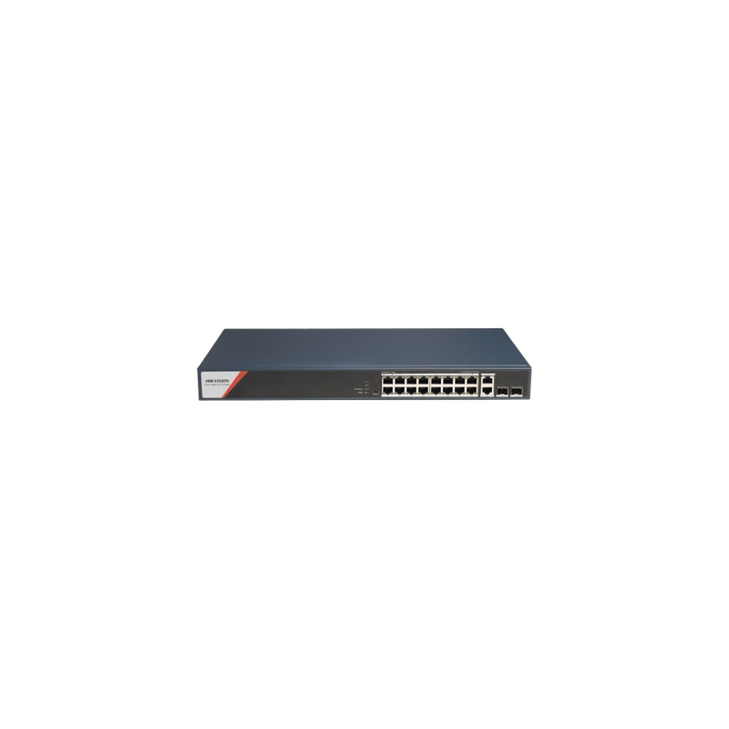 Switch PoE+ Hikvision 16 Puertos Gigabit Administrable