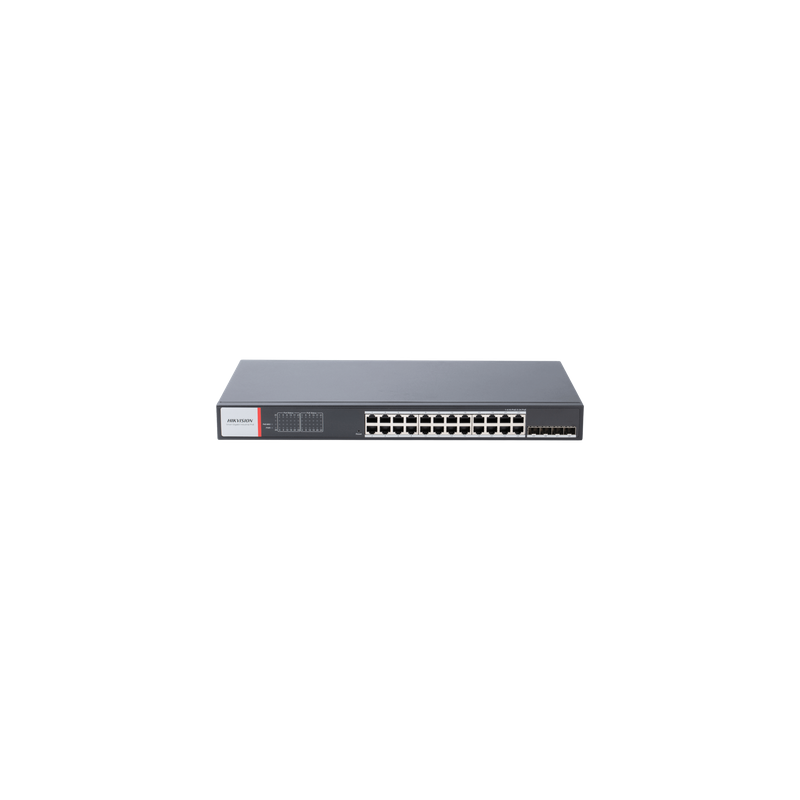 Switch PoE+ 24 Puertos Hikvision Administrable Gigabit