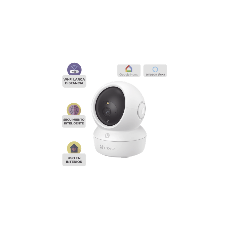 Cámara PT IP / 3 Megapixel / Wi-Fi Dual Band / Zoom Óptico 4x / IR 10 m (32.8 ft) / Audio Bidireccional / MicroSD 512GB