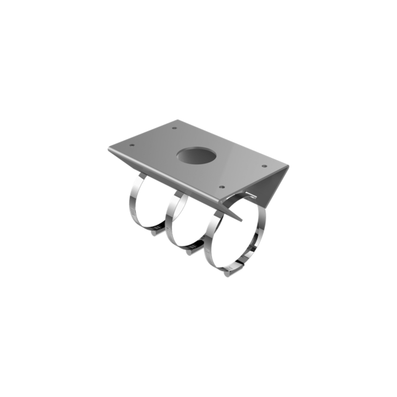 Montaje de Poste para Exterior / Brazo Extensible 305mm (12 pulgadas) / Aleación de Aluminio / IP66 / Compatible con 30+ Modelos PTZ