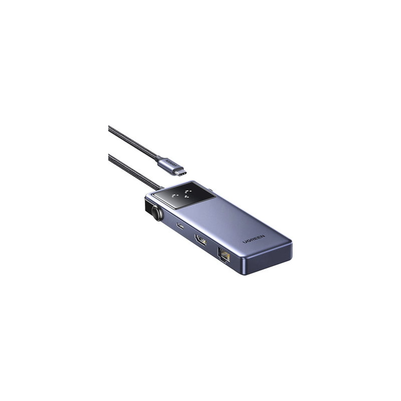 Hub USB-C 7 en 1 / HDMI 4K 60Hz / 2x USB-A 3.0 + USB-C 3.0 + USB-A 2.0 / Gigabit Ethernet / PD 100W / Cable 20 cm (0.66 ft)