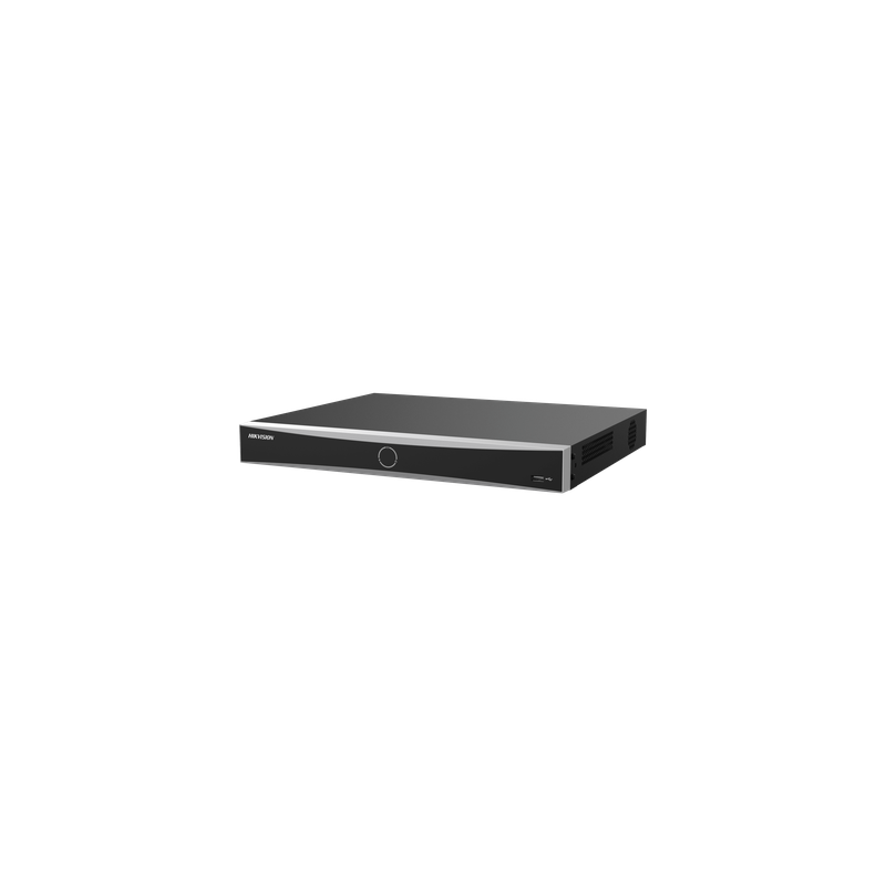 NVR IP / 16 Canales / 16 Puertos PoE+ / 12 Megapixel (4K) / Reconocimiento Facial 50,000 Rostros / 2 Bahías HDD 16 TB / HDMI 4K / AcuSense / H.265+