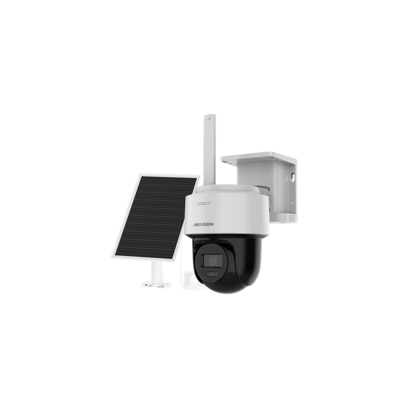 Kit Solar IP PT / 4 Megapixel / AOV 24/7 / 4G LTE / Dual Light 30 m (98.4 ft) / Panel Solar 8W + Batería 9000 mAh / IP66