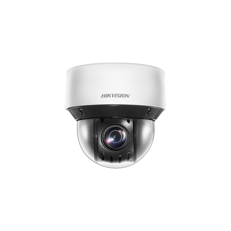 Mini Domo IP PTZ / 4 Megapixel / Zoom Óptico 25X / IR Inteligente 50 m (164 ft) / WDR 120 dB / Autoseguimiento / PoE+ / IP66