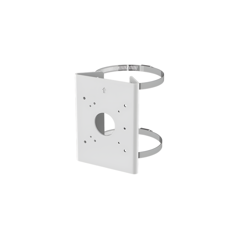 Soporte de Poste para Cámara / Carga 4 kg / Aluminio y Acero Inoxidable SUS304 / Poste 65-152 mm (2.6-6.0 in) / Uso Interior y Exterior