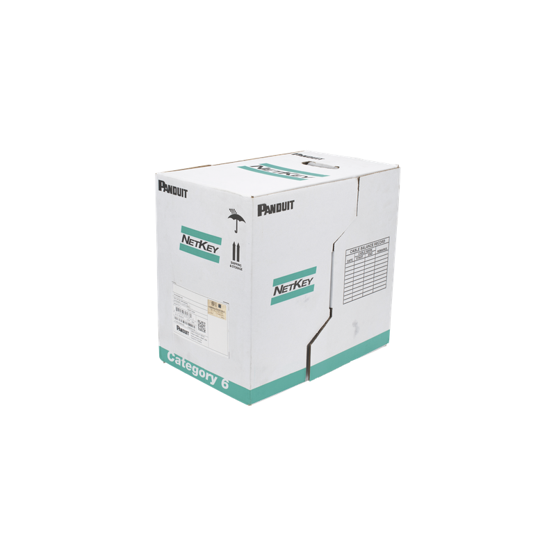 Bobina Cable UTP Cat5e 305m Cobre Panduit Azul