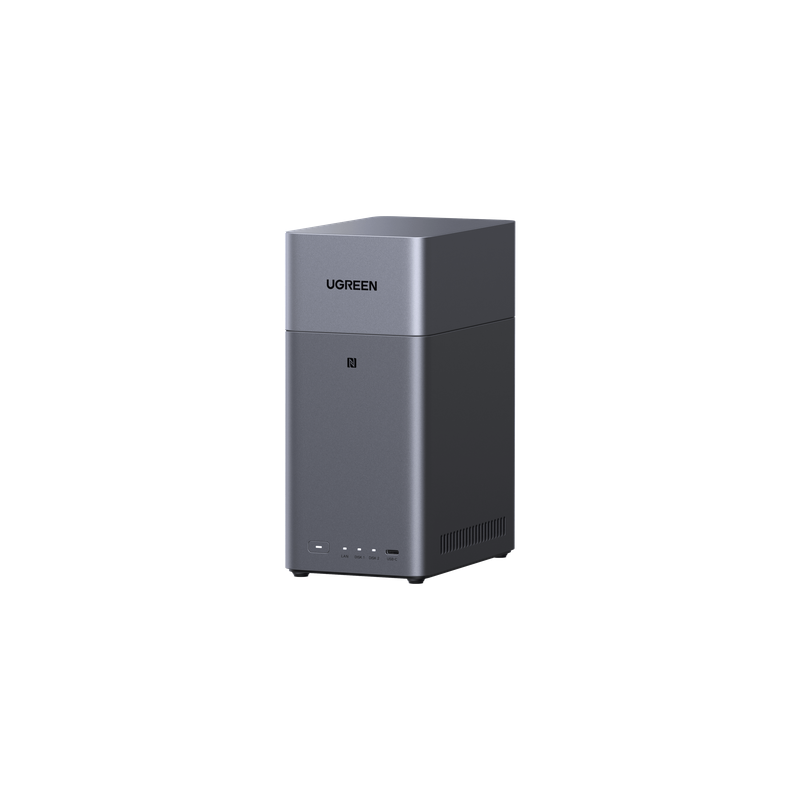NAS de 2 Bahías / Procesador RK3576 / 4 GB DDR5 / HDMI 4K / USB-C 3.2 Gen 1 / Gigabit Ethernet / RAID 0/1-JBOD