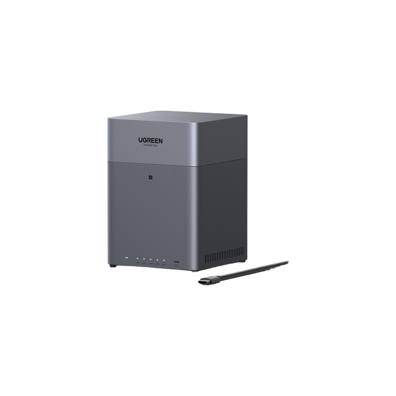 NAS 4 Bahías / Procesador RK3588C / 8 GB RAM / 2.5GbE / HDMI 4K / USB 3.2 Type-C / RAID 0/1/5/6/10