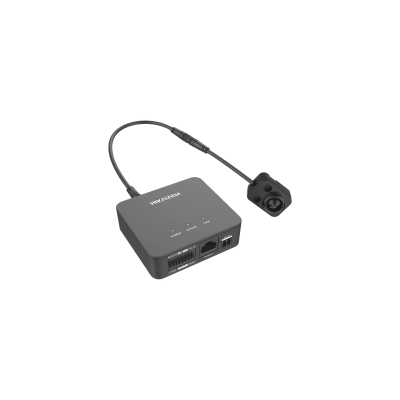 Cámara IP Pinhole / 2 Megapixel / Lente 2.8 mm / WDR 120 dB / PoE / MicroSD 256 GB / 2 m (6.6 ft) Cable