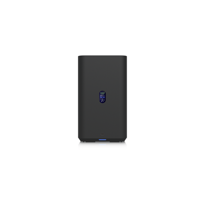 Servidor NAS Compacto / 2 Bahías 3.5" SATA / Puerto 2.5 GbE / PoE++ 60 W / Pantalla LCD 1.47" / USB-C 5 Gbps