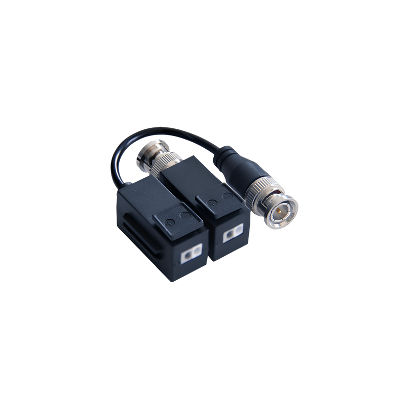 Transceptor de Video Pasivo / Hasta 8 Megapixel / Distancia 400 m (1312.3 ft) / Conector Push / Audio por Coaxitron / Inmunidad de Ruido 60 dB