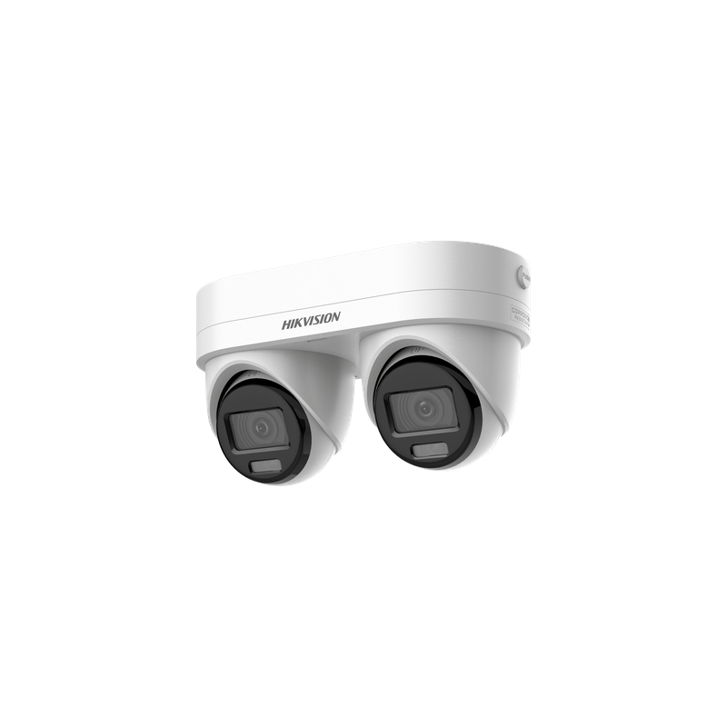 Cámara IP Dual Lente / 4 Megapixel por Sensor / WDR 120 dB / IR 10 m (32.8 ft) / IP67 / IK10 / PoE / Audio Bidireccional