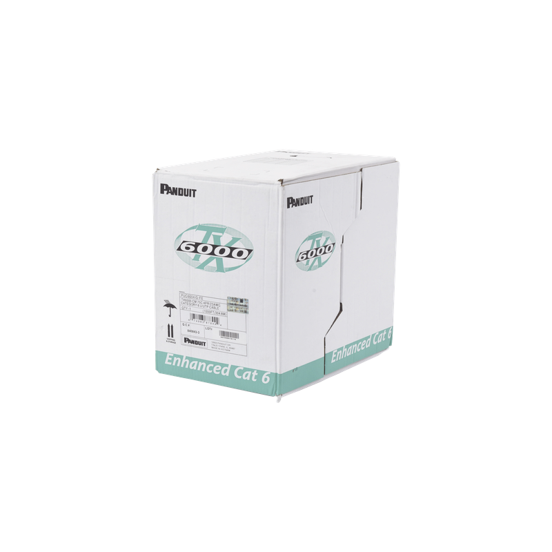 Bobina Cable UTP Cat6 Panduit 305m Gris
