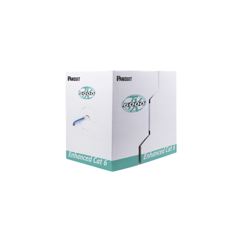 Bobina Cable UTP Cat6 Panduit Riser Azul 305m