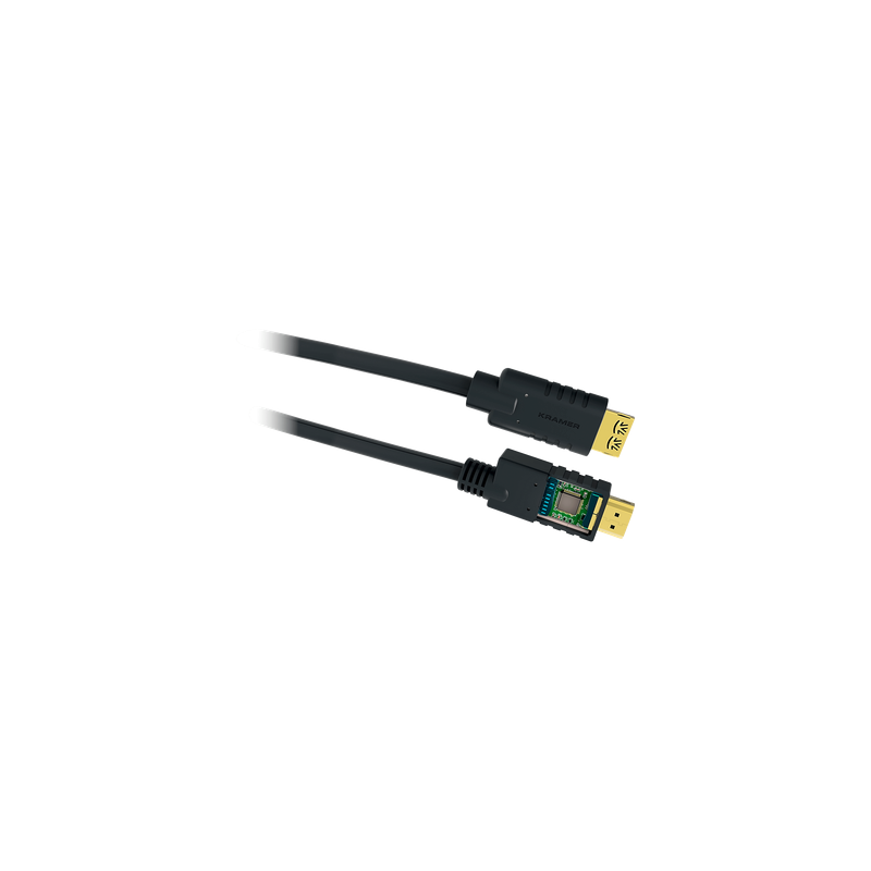 Cable HDMI Activo / 4K@60Hz 4:4:4 / 18 Gbps / 10.70 m (35 ft) / Triple Blindaje / K-Lock / CL3/FT4