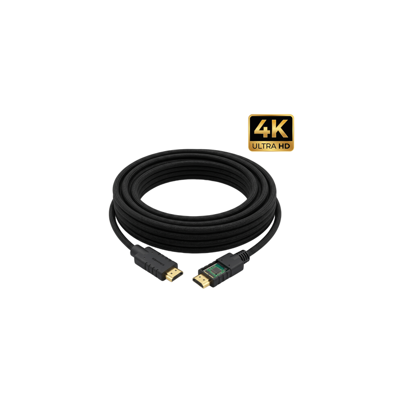 Cable HDMI Activo / 4K@60Hz 4:4:4 / 18 Gbps / 20 m (66 ft) / HDR / Triple Blindaje / K-Lock / UL CL3/FT4