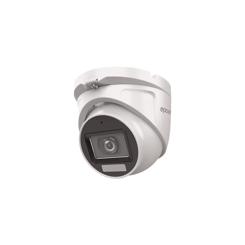Cámara Turret TURBOHD / 2 Megapixel / Dual Light 30 m (98.4 ft) IR + 20 m (65.6 ft) Luz Blanca / Audio Integrado / IP66 / Metal