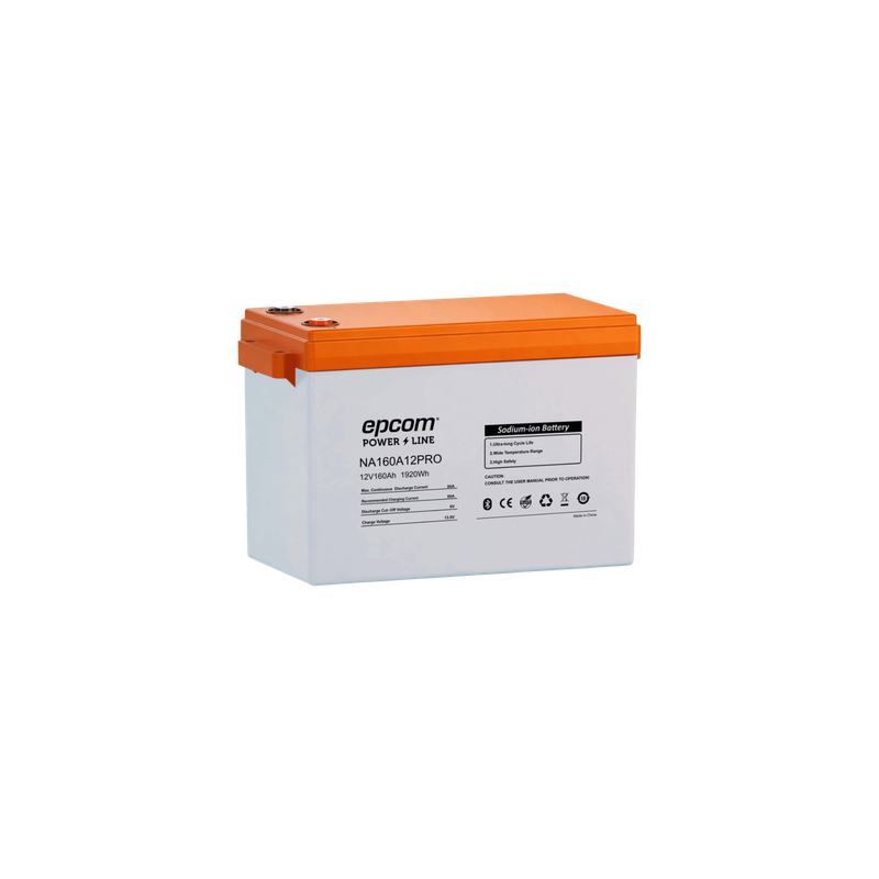 Batería Iones Sodio / 12 V 160 Ah / 1920 Wh / 8000 Ciclos / IP65 / Paralelo hasta 16