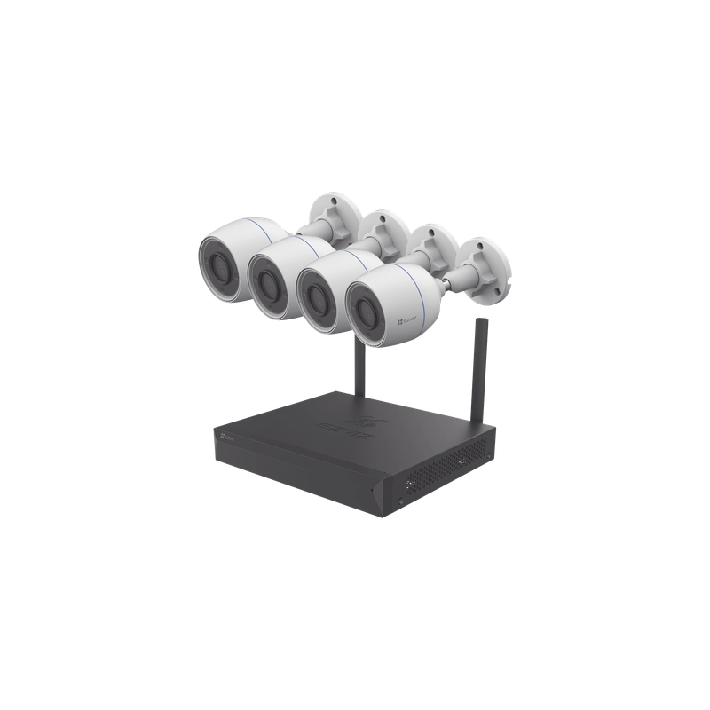 Kit Cámaras EZVIZ 4 Canales 3MP Wi-Fi PoE+ IP67 | Precio México - Envío Inmediato | LM Soluciones