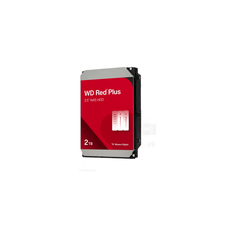 Disco Duro NAS / 2 TB / 3.5" / 5400 RPM / CMR / 175 MB/s / NASware / RAID hasta 8 Bahías / MTBF 1M Horas
