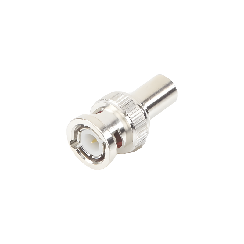 Carga Coaxial Terminal / 75 Ohm / 1/2 Watt / Conector BNC Macho / Níquel / Oro / Delrin