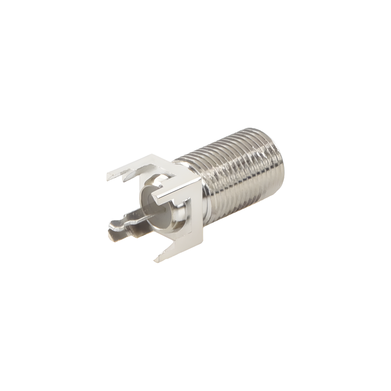 Conector F Hembra PCB Montaje Vertical, RF Industries