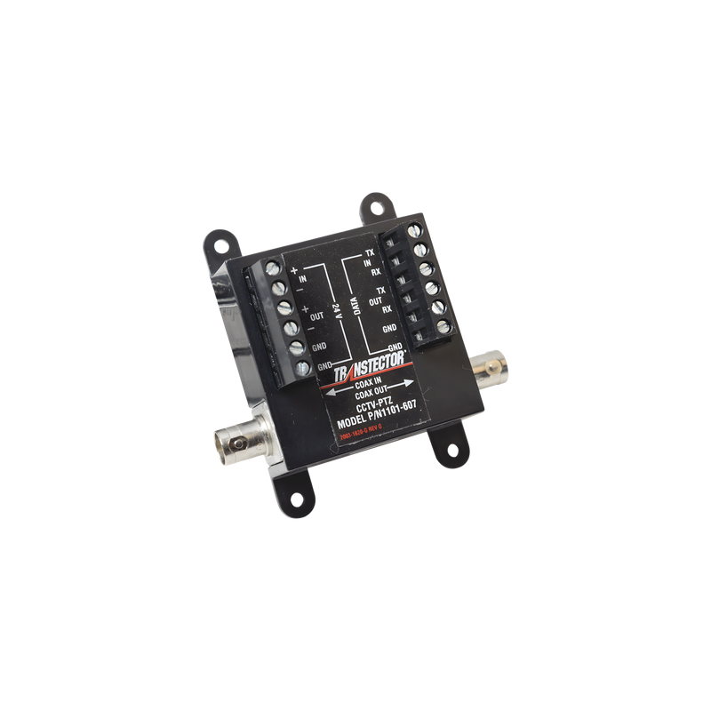 Protector CCTV PTZ / SASD / 12-24V + Coaxial BNC + RS-232/422/485 / 150A / Bidireccional / -40 a 65°C