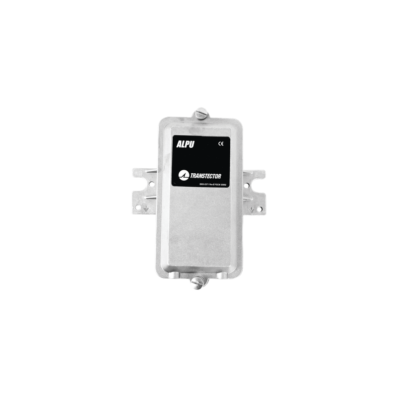 Protector Metalico Contra descargas Atmosfericas PoE Individual De 10/100 Mbps
