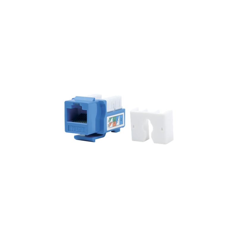 Modulo Jack Keystone Cat5e 110 Azul