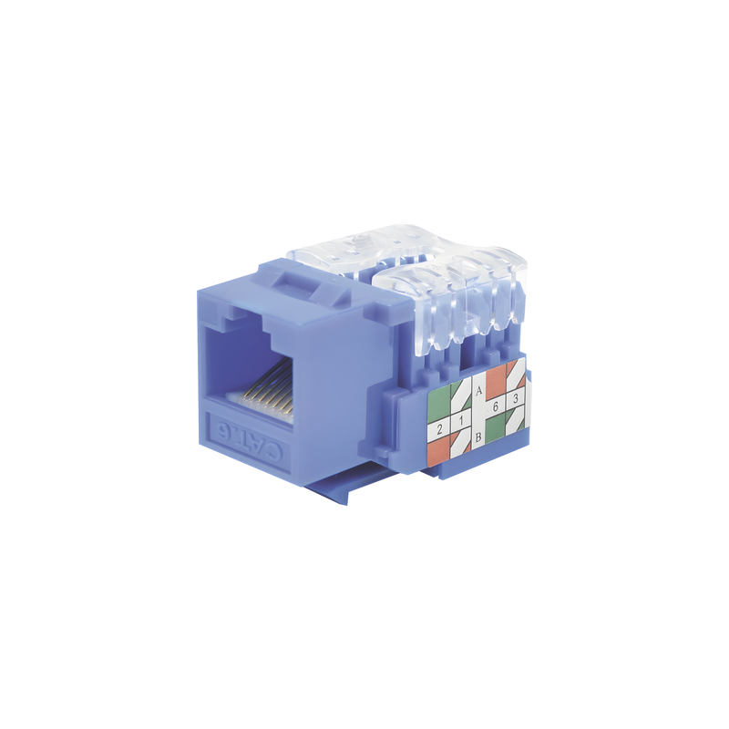 Módulo Jack Cat6 Azul Linkedpro