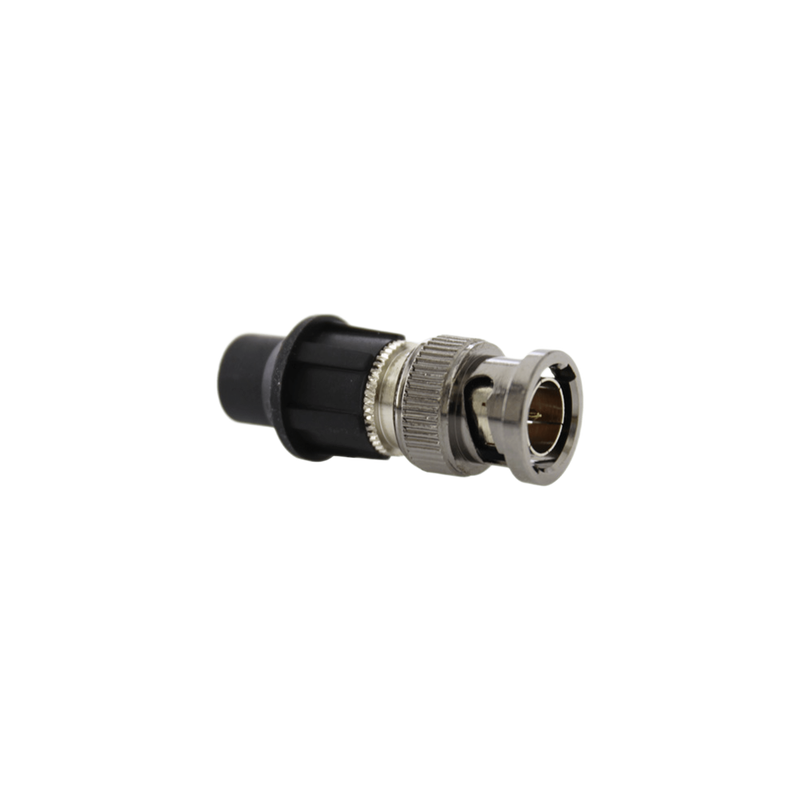 Conector BNC Macho / 75Ω / RG6-RG59-RG178 / CaP System / 27 mm / 1080p HD