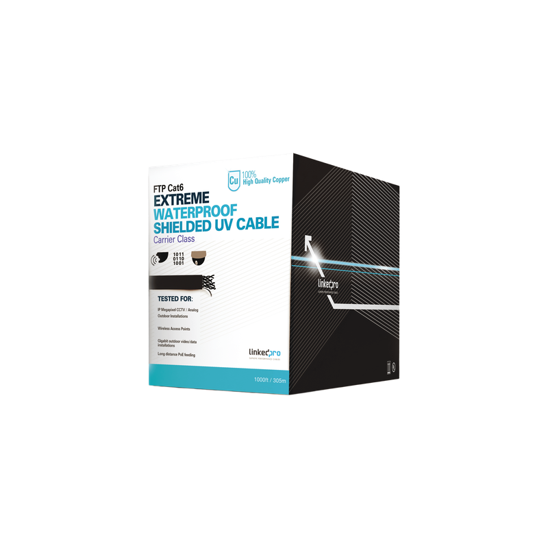 Cable UTP Cat6 Blindado para Exterior Linkedpro 305m
