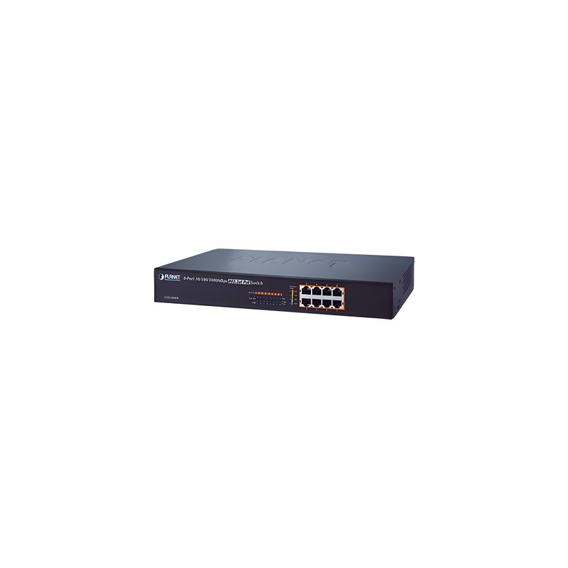 Switch PoE PLANET GSD-808HP2 8 Puertos Gigabit 240W