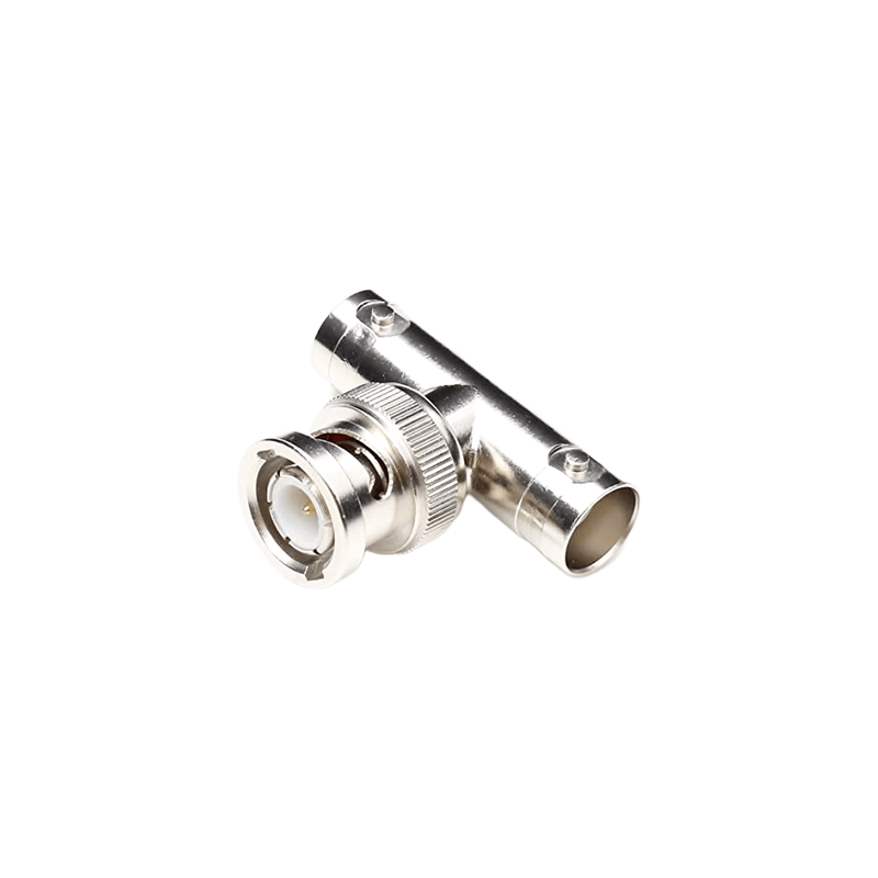 Adaptador T BNC Macho a Doble BNC Hembra RF INDUSTRIES
