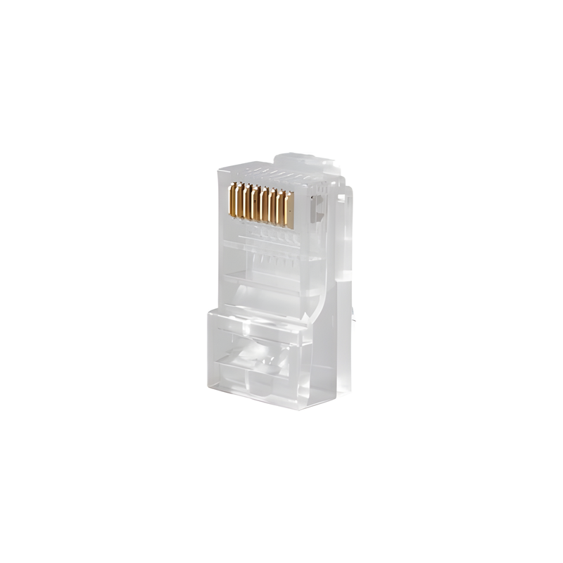 Conector RJ45 / Cat6 / UTP / Sin Blindaje / Interior / Paquete 100 Piezas