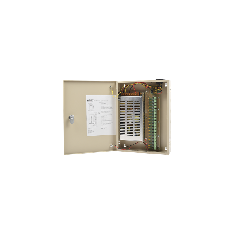 Fuente Alimentación EPCOM POWERLINE 12Vcc 20A 18 Salidas con