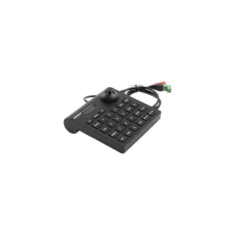 Mini Teclado Controlador PTZ / LCD / Joystick Multidireccional / RS-485 / 12VCC
