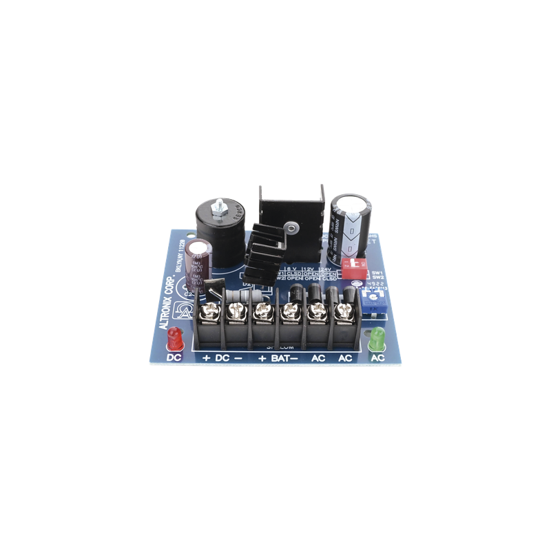 Fuente Tarjeta Altronix 6/12/24Vcc 2.5A Respaldo Baterías