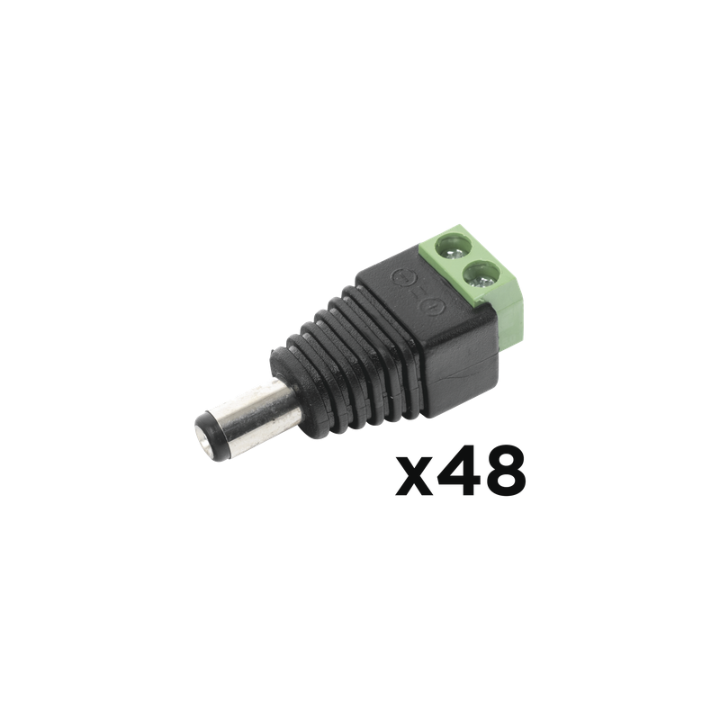 Kit 48 Conectores Macho JR52 12Vcc Epcom Powerline