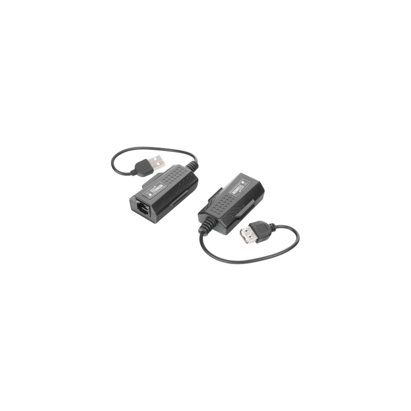 Extensor USB / USB 2.0 / Hasta 50 m (164 ft) / UTP Cat 5/5e/6 / Plug & Play / Sin Alimentación Externa